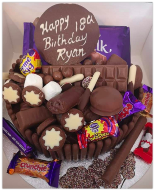 Chocolate Cadburys Explosion cake